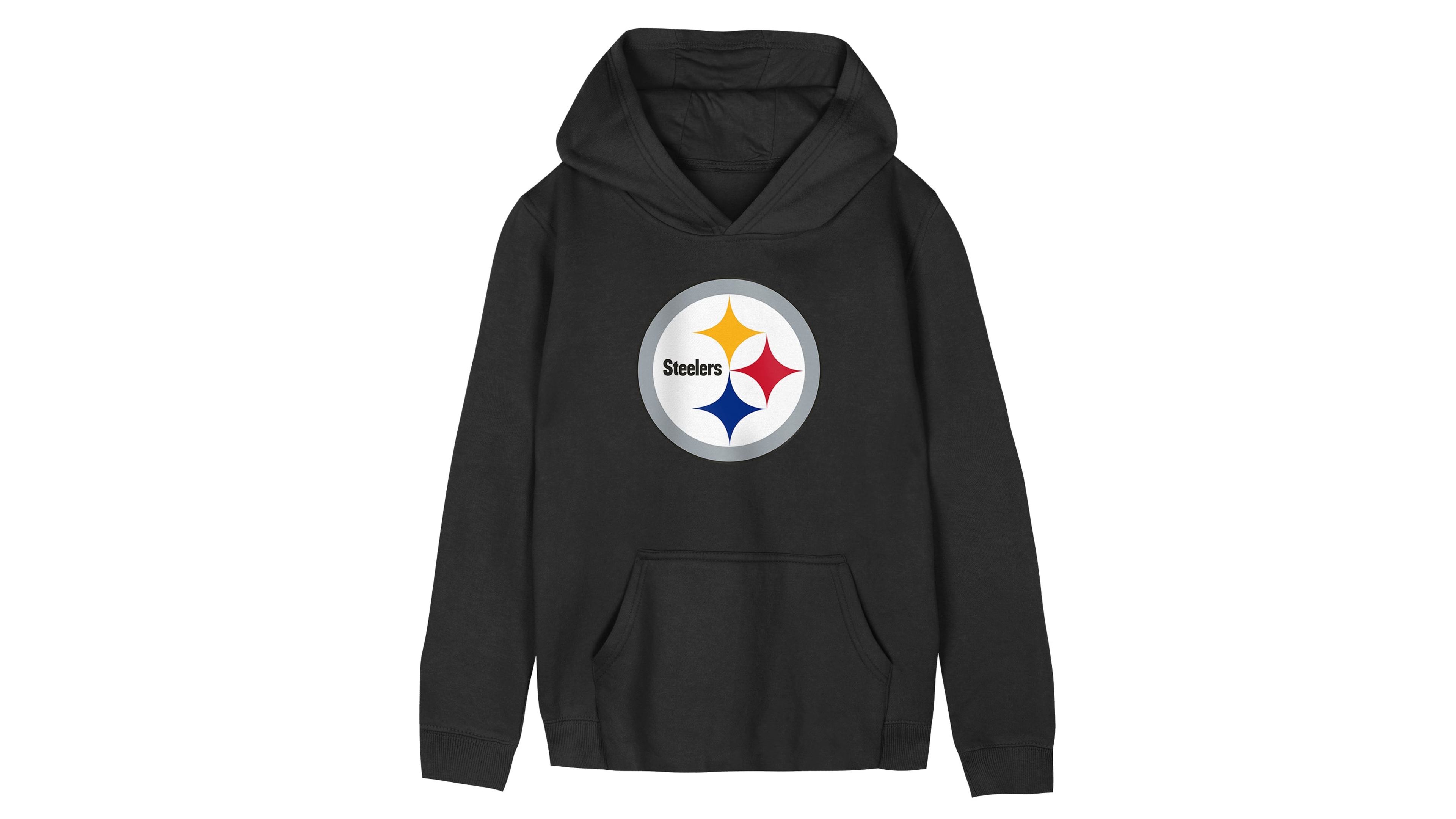 Outerstuff Preschool Black Pittsburgh Steelers Primary Logo Fleece Hoodie