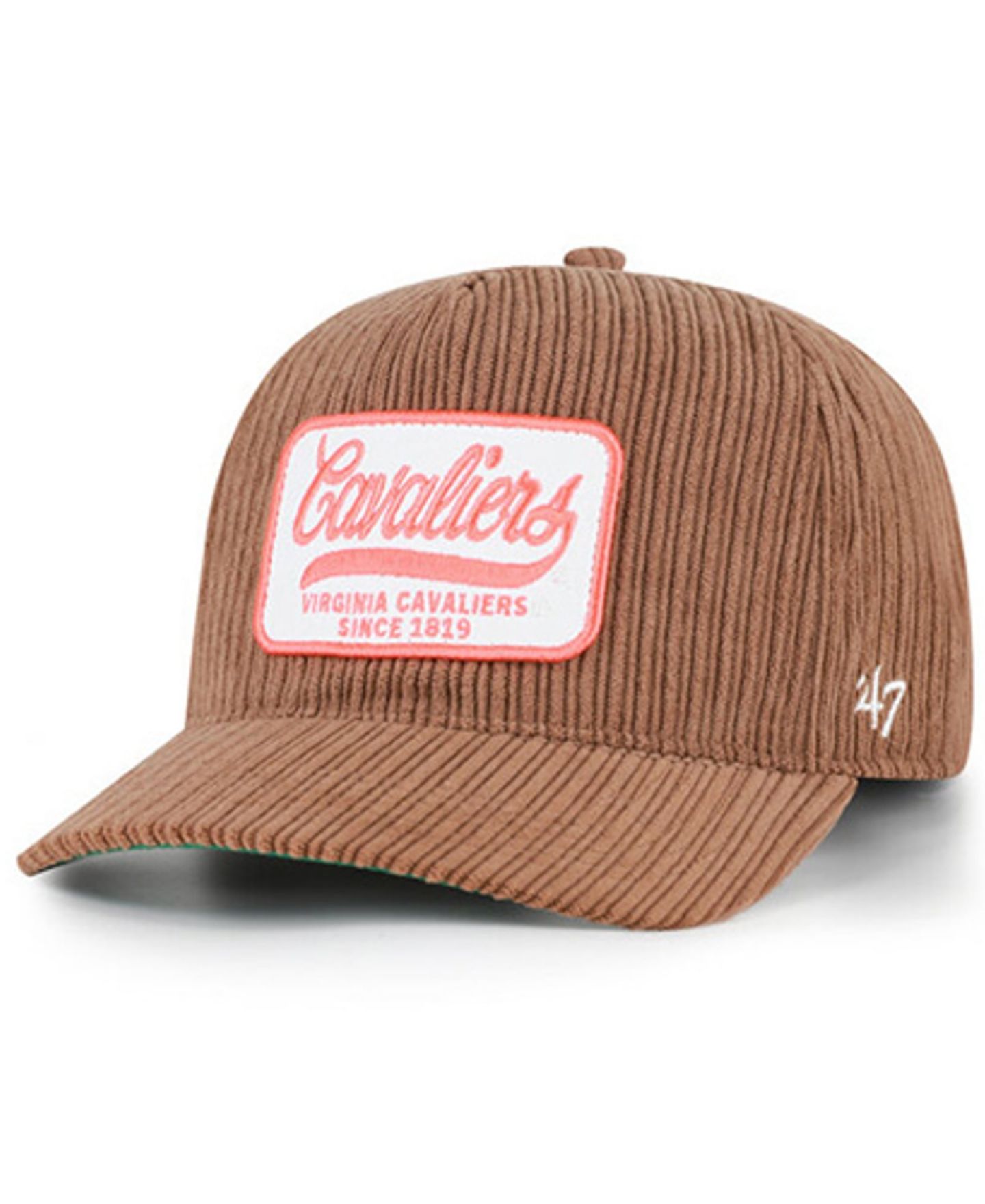 Кепка '47 Brand Brown Virginia Cavaliers Corduroy Patch Hitch Adjustable Hat — фото 5