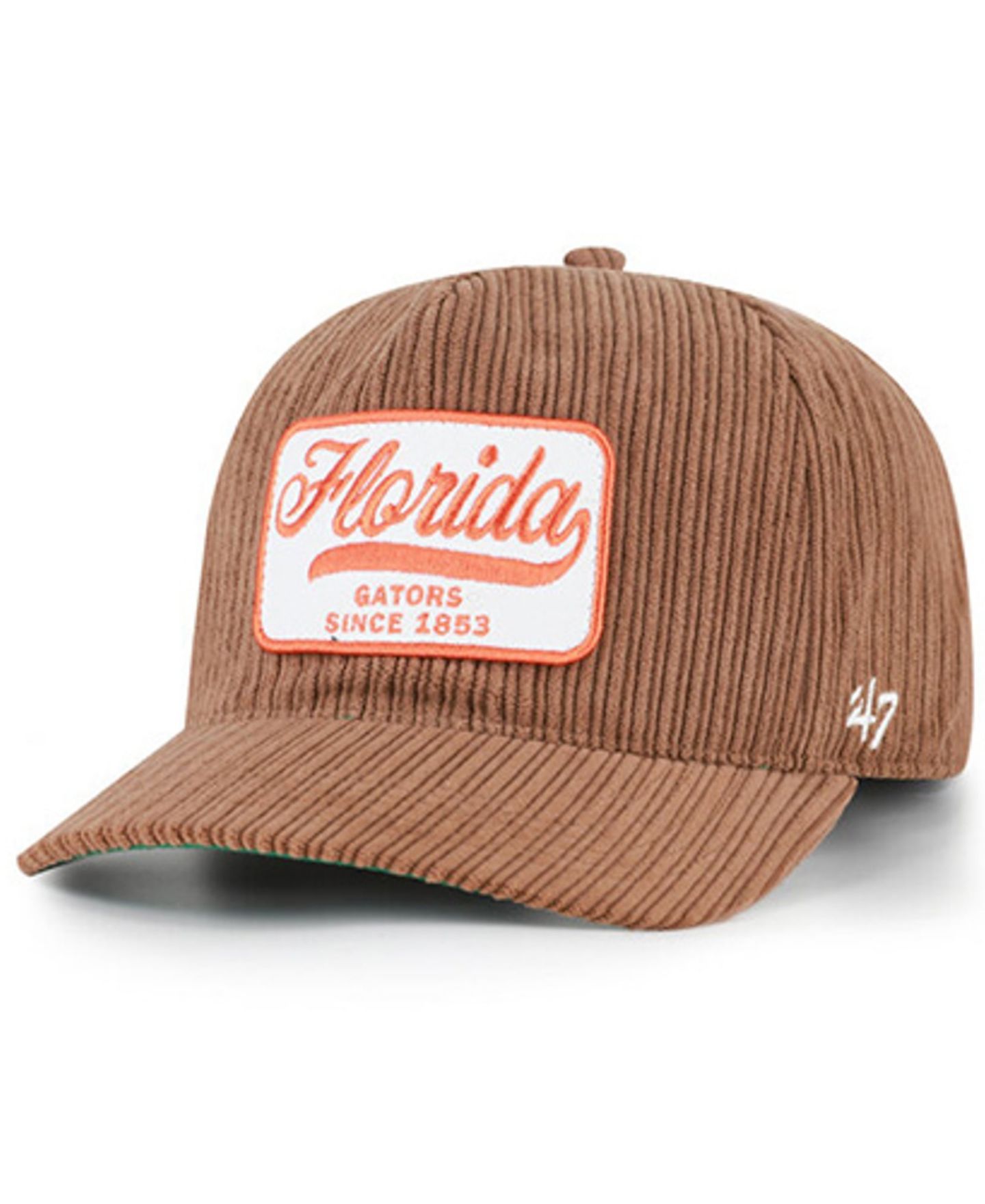 Кепка '47 Brand Brown Florida Gators Corduroy Patch Hitch Adjustable Hat — фото 5