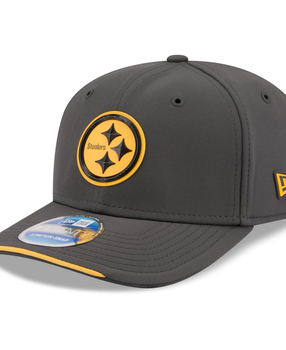 New Era Men's Charcoal Pittsburgh Steelers 2026 Sideline Cold Weather 9SEVENTY Adjustable Hat - Charcoal
