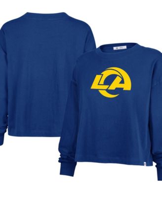 Women's  Royal Los Angeles Rams Imprint Sydney Long-Sleeves T-Shirt
