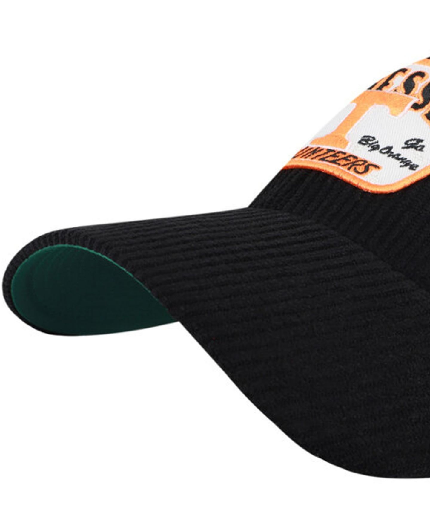 Кепка '47 Brand Black Tennessee Volunteers Accordia Corduroy MVP Adjustable Hat — фото 2
