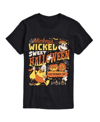Men's Mickey's Wicked Sweet Halloween Graphic Crewneck T-Shirt