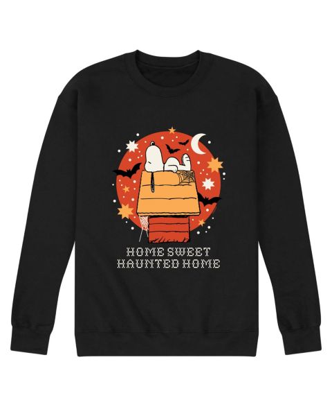 Мужская толстовка AIRWAVES Snoopy Home Sweet Haunted Home Halloween Fleece, цвет: Чёрный