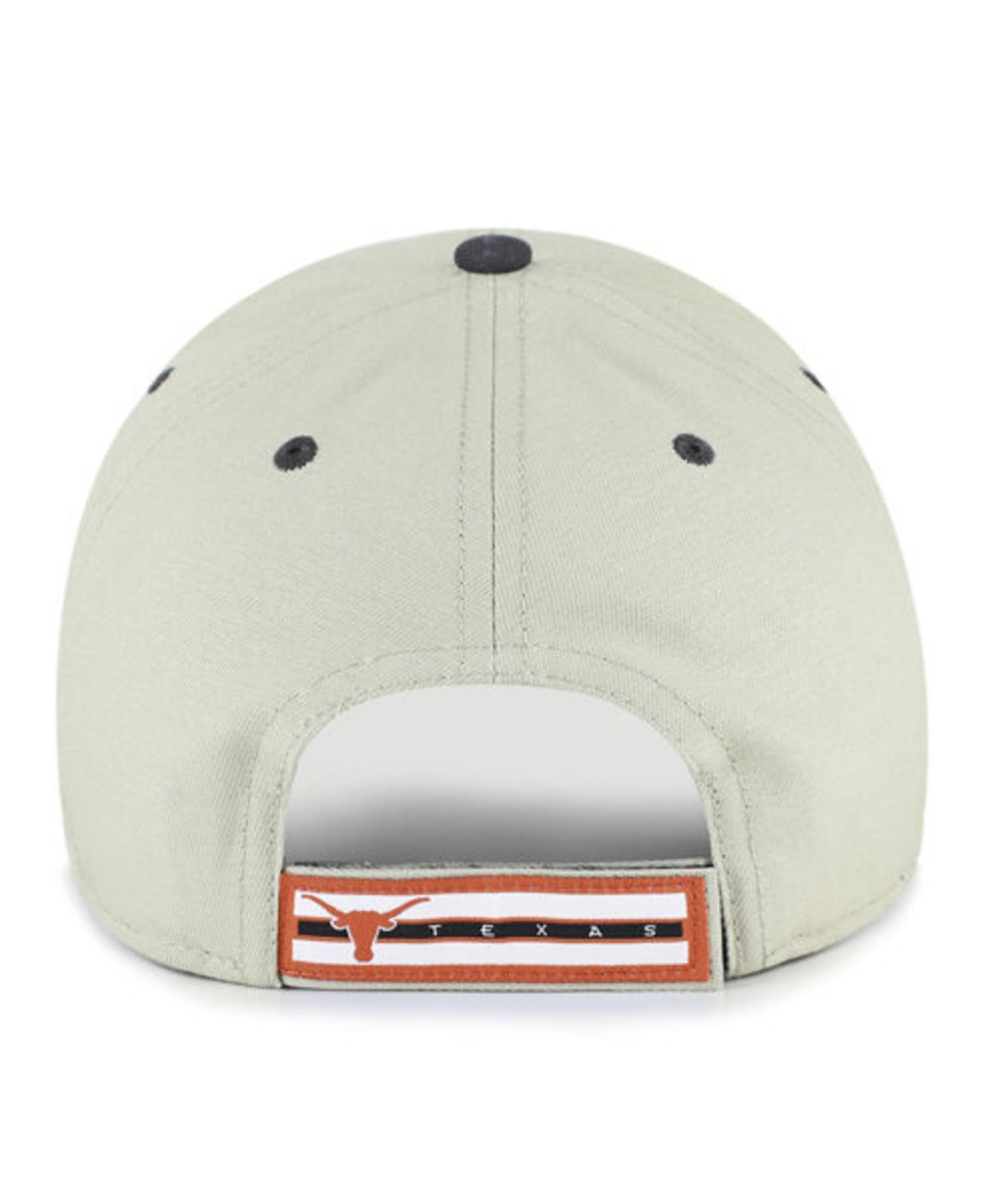 Кепка '47 Brand Gray/Black Texas Longhorns Half Block Text MVP Adjustable Hat — фото 3