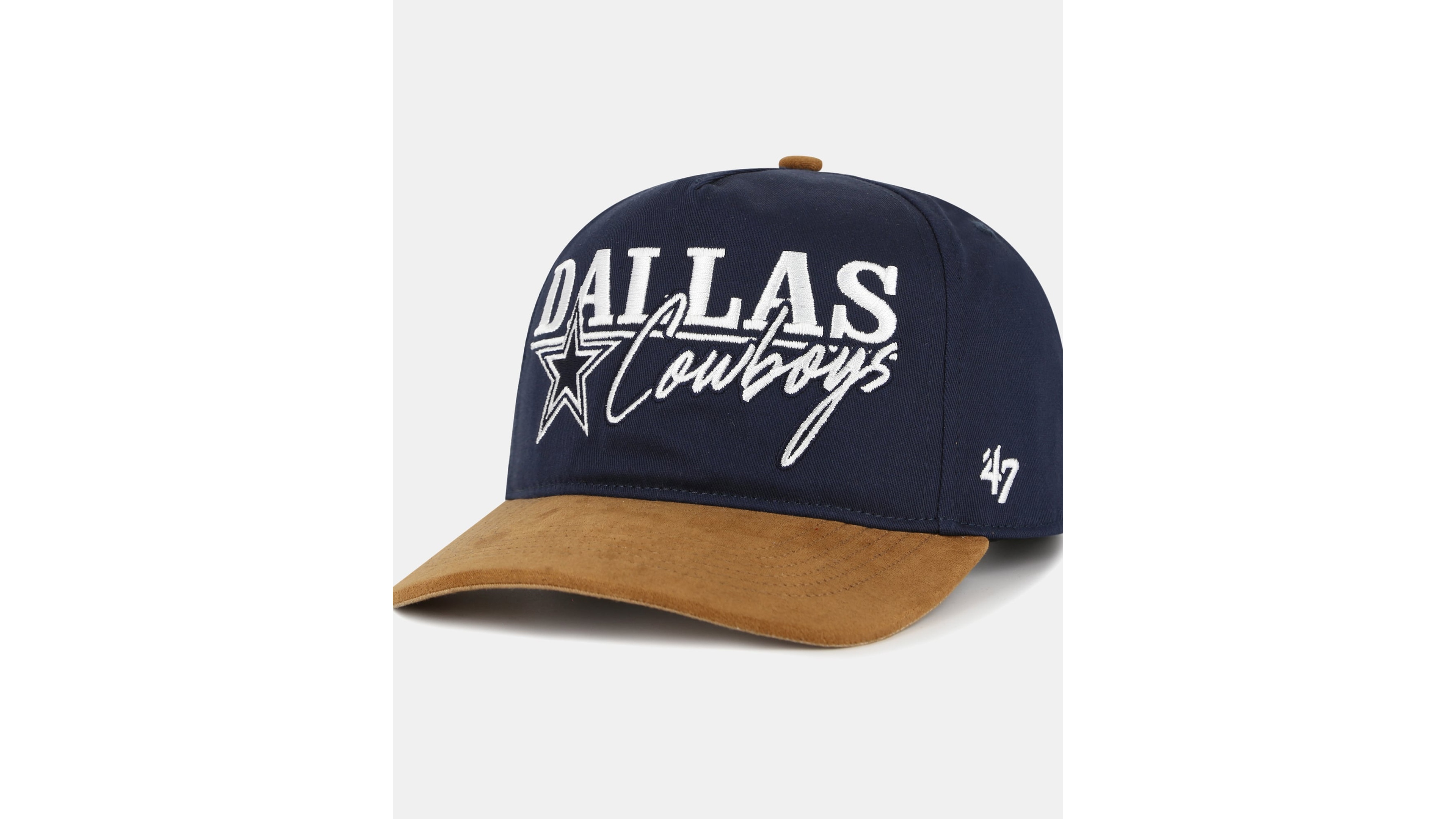 '47 Brand Men's Navy/Brown Dallas Cowboys Hitch Adjustable Hat