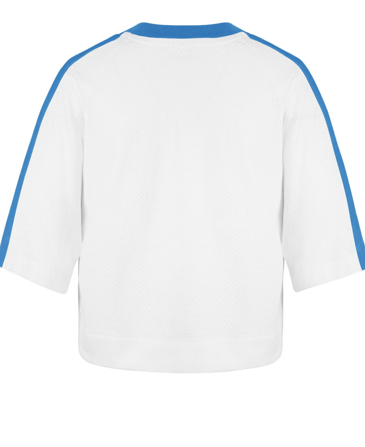 Женская футболка '47 Brand White Detroit Lions Big Overarch Drop Needle Raglan V-Neck — фото 2
