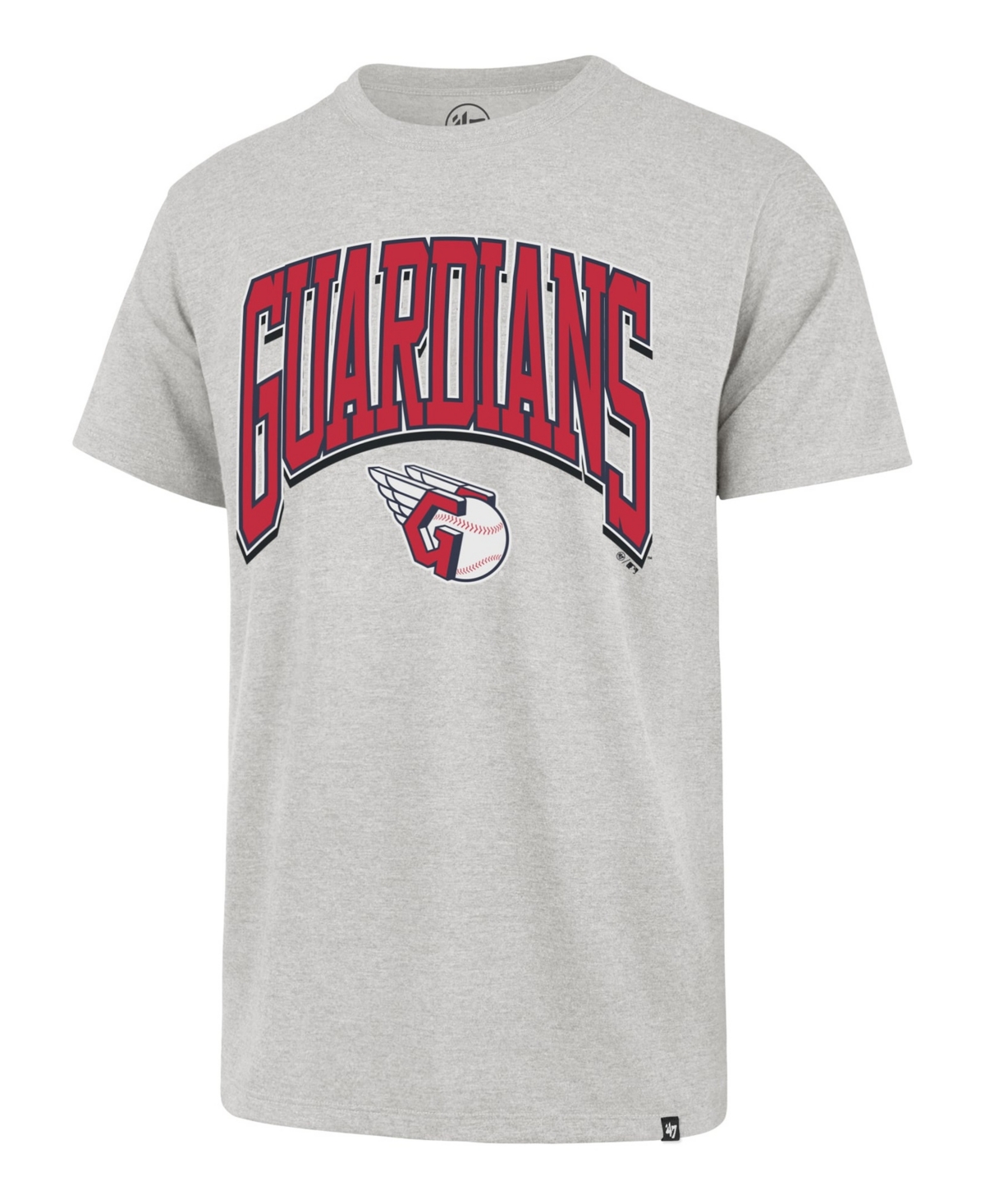 '47 Brand Men's Gray Cleveland Guardians Walk Tall Franklin T-Shirt - Gray