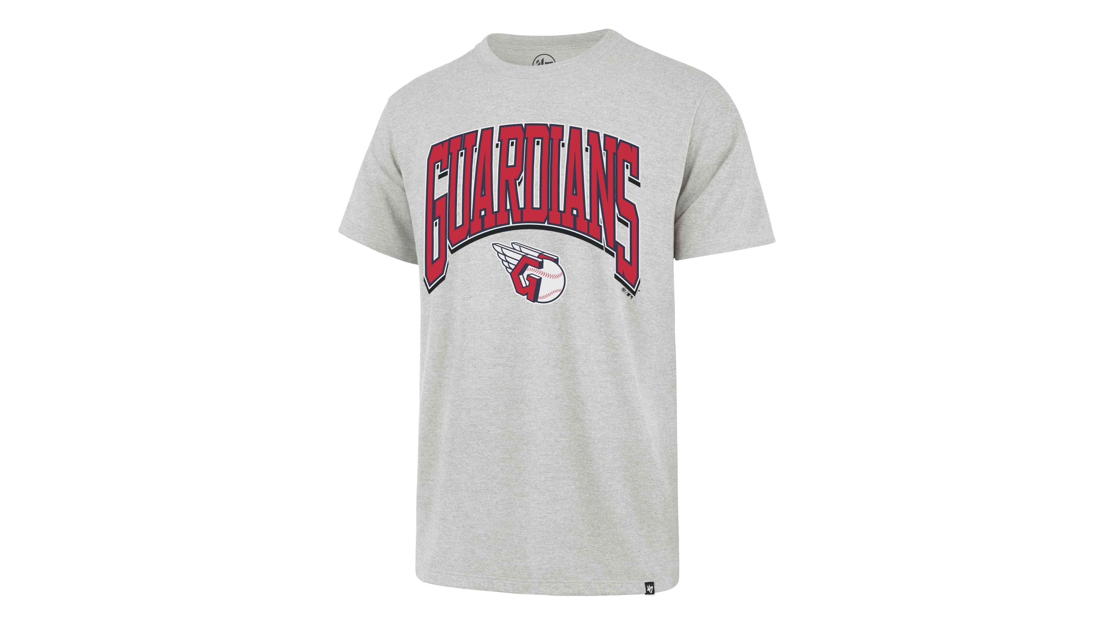 '47 Brand Men's Gray Cleveland Guardians Walk Tall Franklin T-Shirt