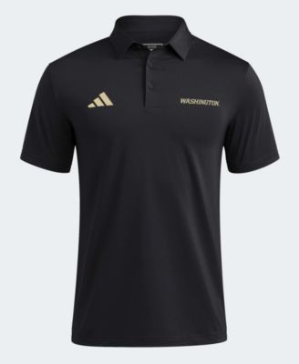 Men's Black Washington Huskies Ultimate 365 Solid  Polo Shirt