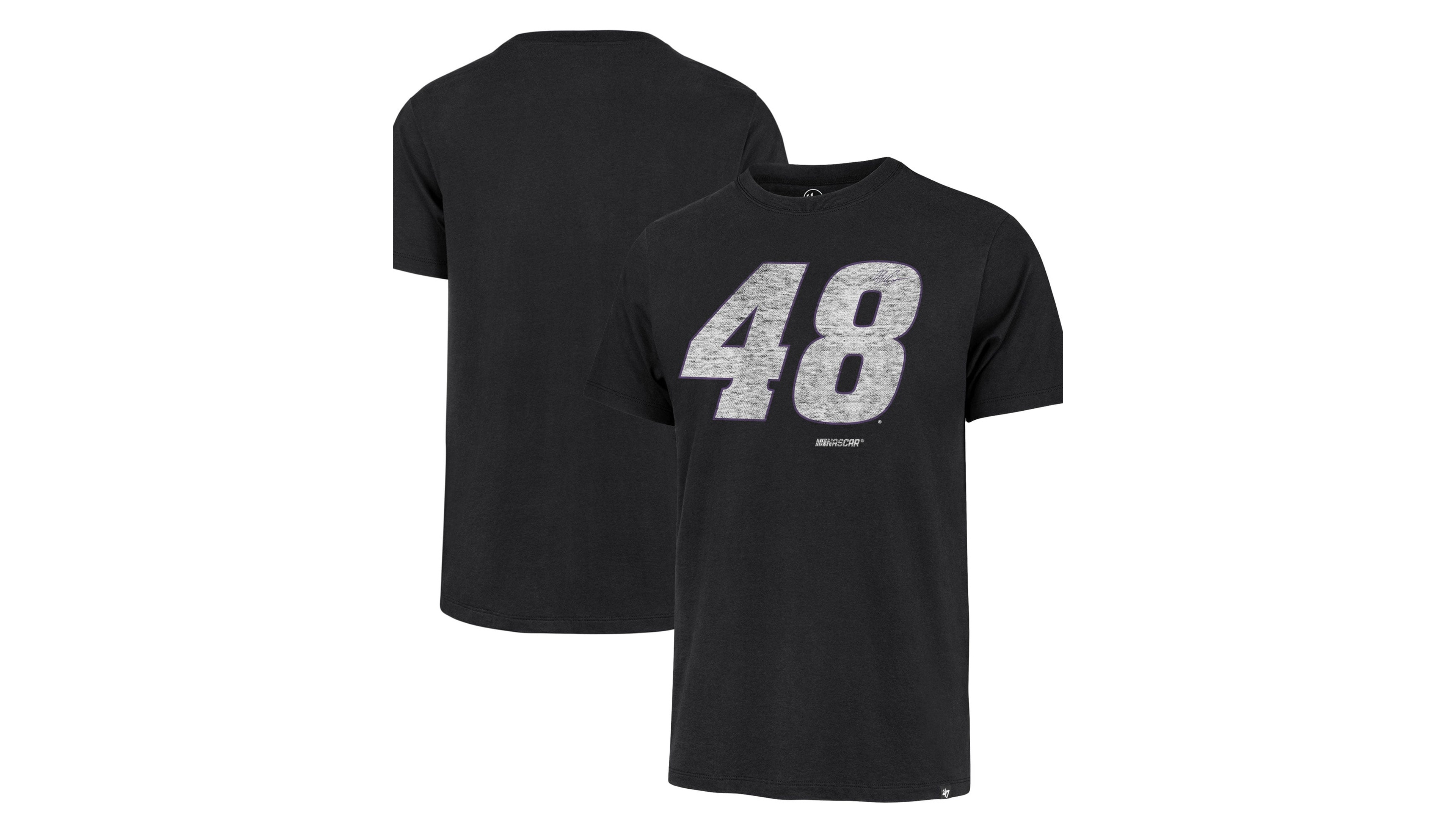'47 Brand Men's Black Alex Bowman Driver Number Franklin T-Shirt