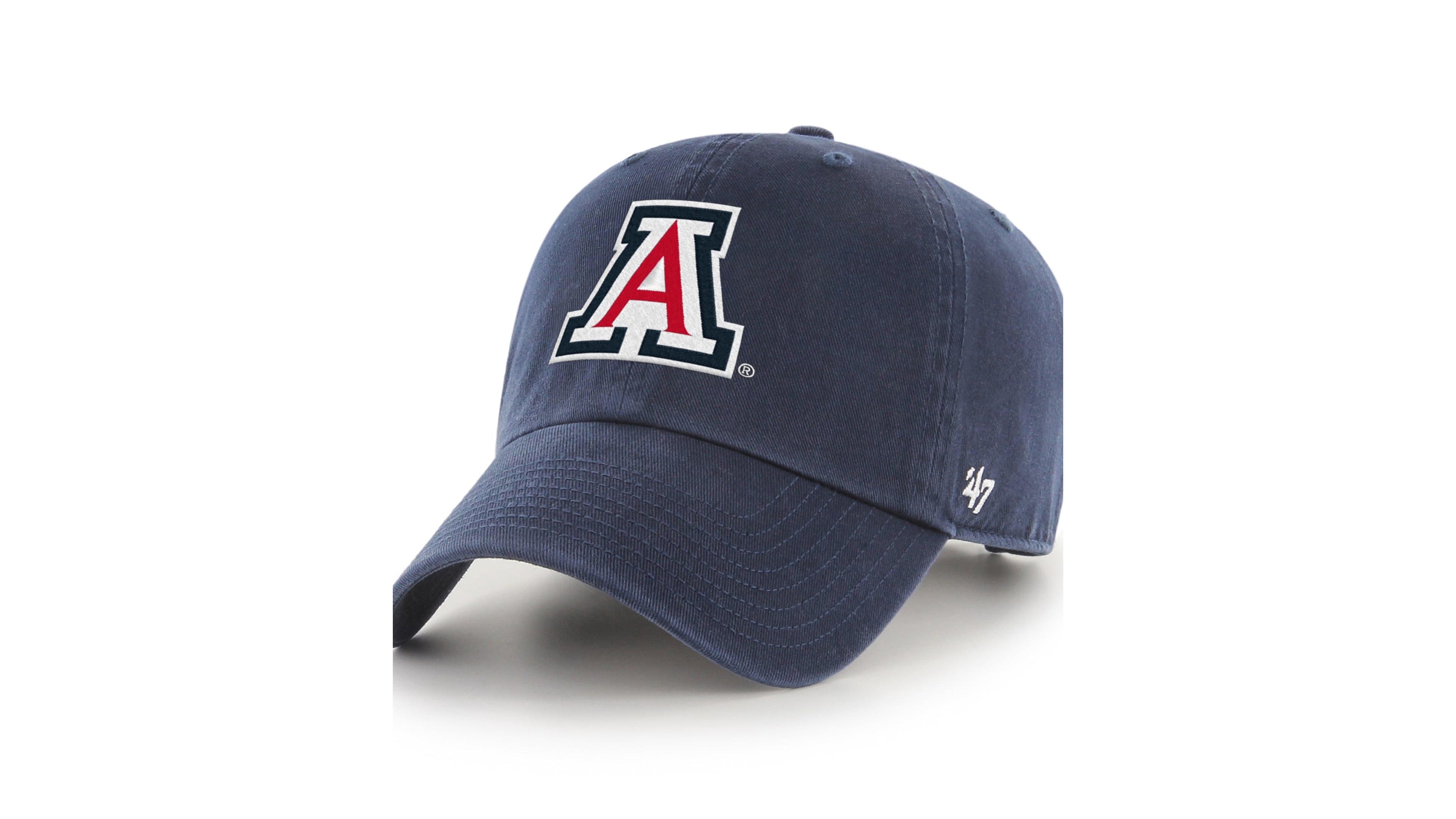 '47 Brand Men's Navy Arizona Wildcats Logo Clean Up Adjustable Hat