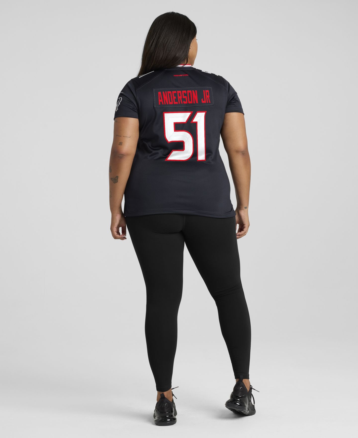 Женский топ Nike Will Anderson Jr. Navy Houston Texans Team 25th Season Game Jersey — фото 5
