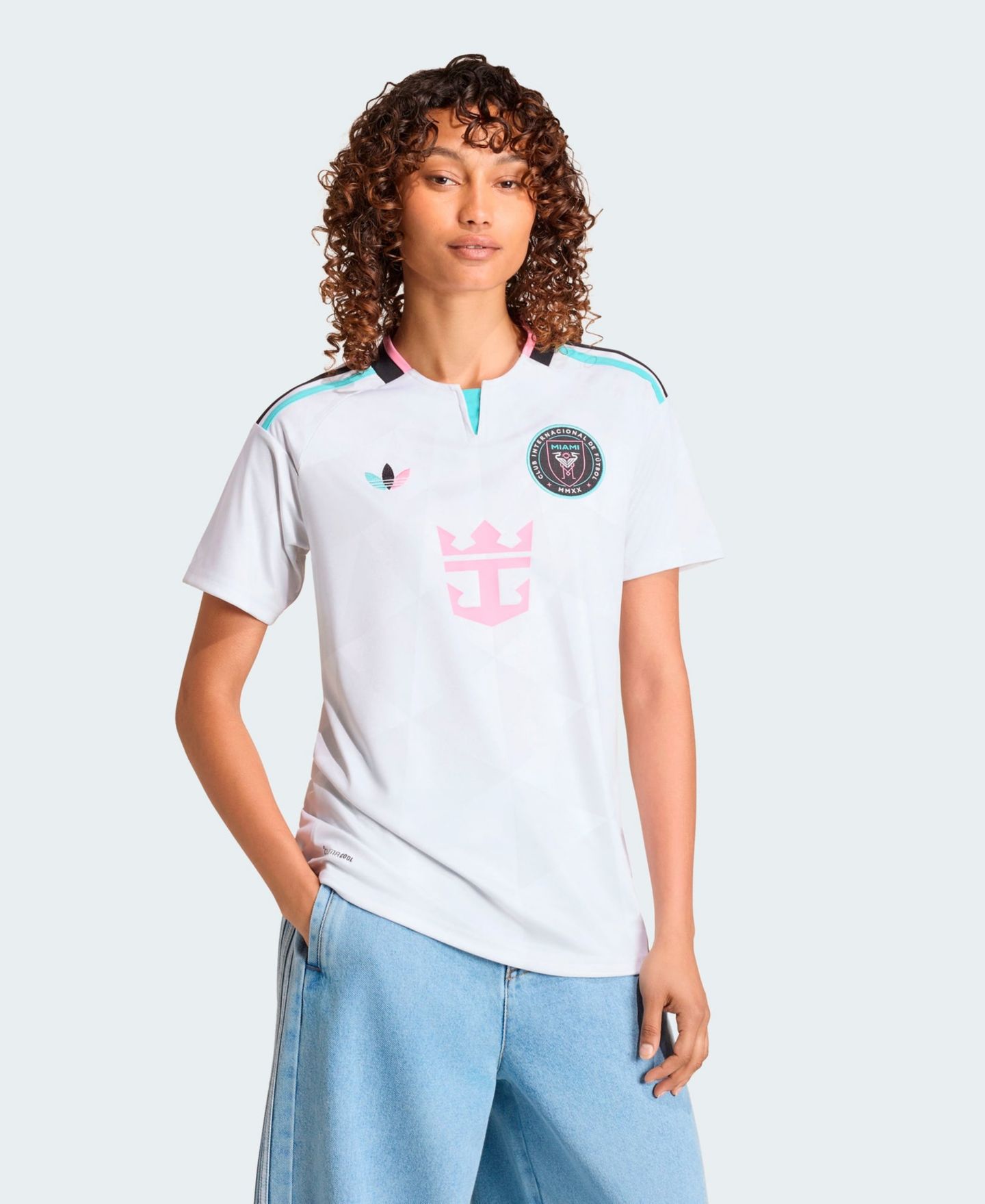 Женский топ adidas Lionel Messi White Inter Miami CF 2026 Third Replica Jersey — фото 8