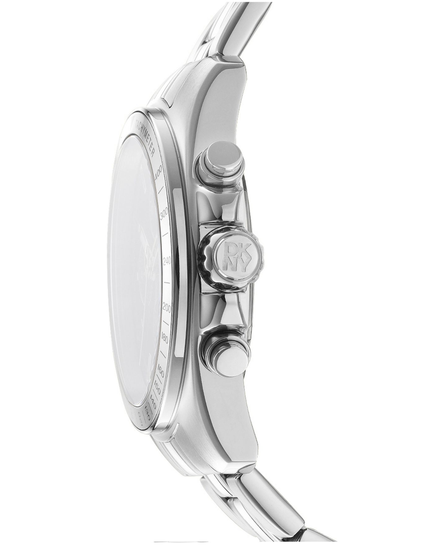 Мужские часы DKNY Quartz Silver Stainless Steel Bracelet Watch, цвет: Серебряный — фото 3