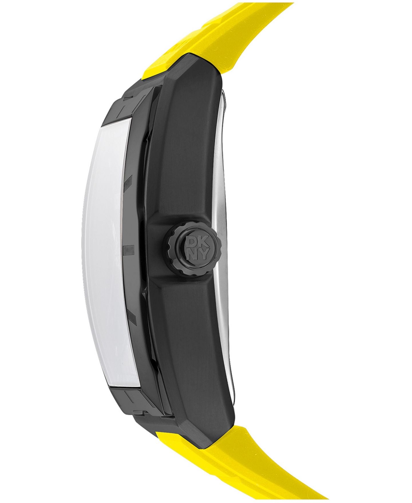 Мужские часы DKNY Quartz Silicone Strap Watch, цвет: Чёрный — фото 2