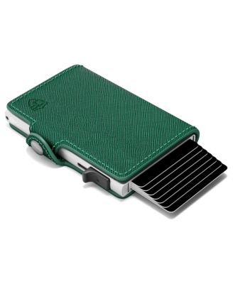 RFID Pop Up Wallet for Women - Slim Minimalist Credit Card Holder (4-6 Card Capacity) - Aluminum Metal Case