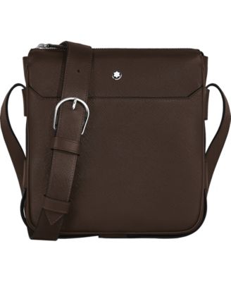 Men's Sartorial Belt Cross Leather Crossbody Bag