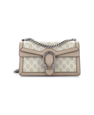 Small Dionysus Bag GG Coated Canvas with Leather