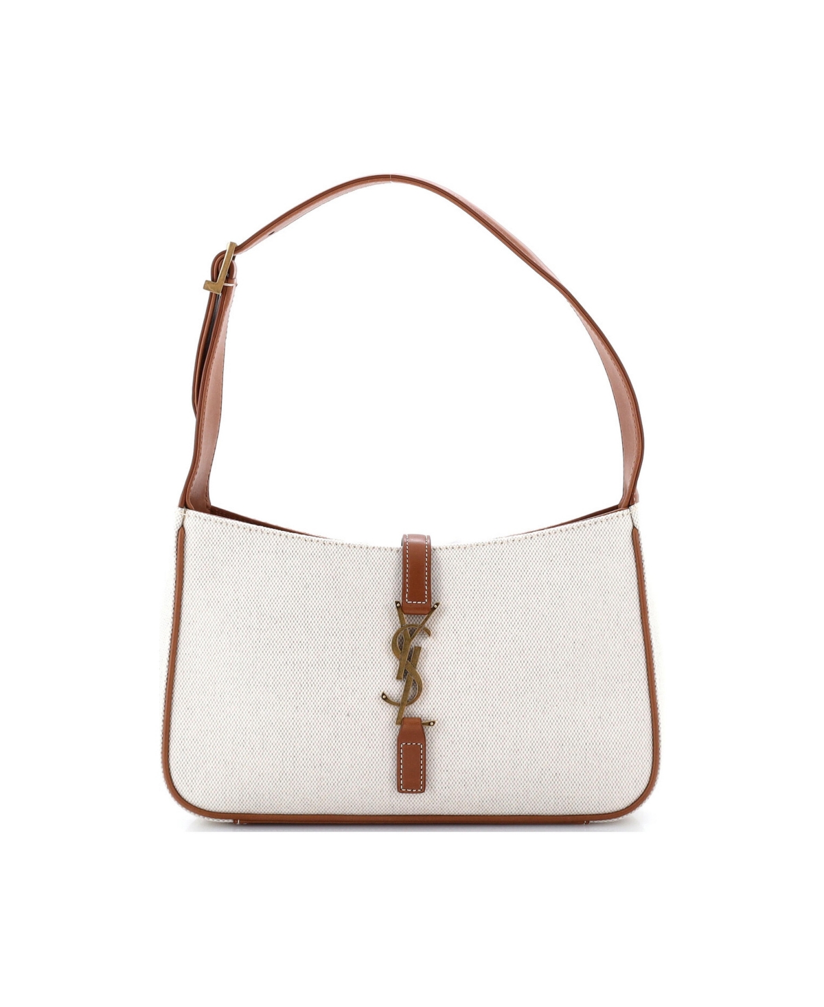 Pre-Owned Saint Laurent Small Le 5 a 7 Hobo Canvas