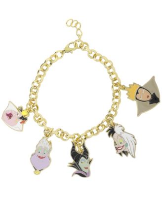 Gold-Tone Villains Charm Bracelet