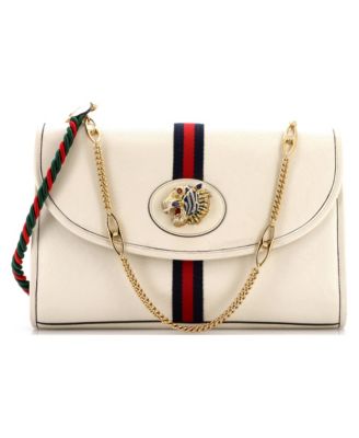 Medium Rajah Web Chain Shoulder Bag Leather