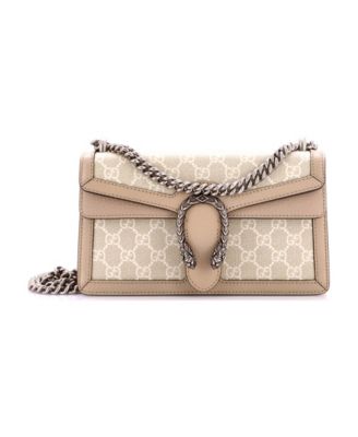 Small Dionysus Bag GG Coated Canvas with Leather