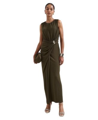 Women's Cassidy Maxi Sleeveless Ruched Dress