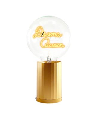 Bulb Drama Queen Amber with Base Table Lamp Portable