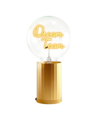 Bulb Dream Team Amber with Base Table Lamp Portable