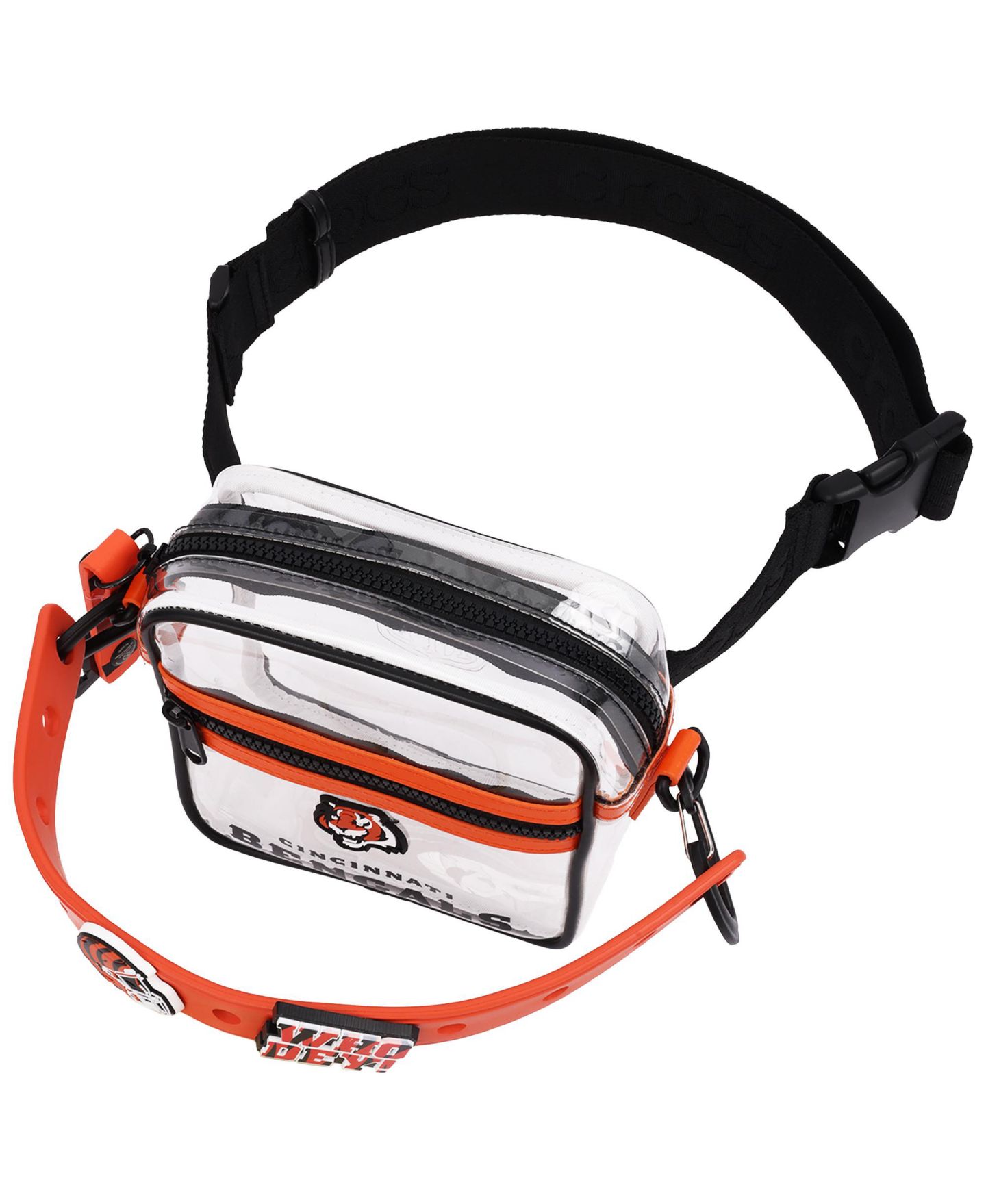 Мужская сумка Crocs Cincinnati Bengals Stadium-Approved Crossbody, цвет: Оранжевый — фото 4