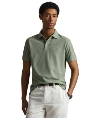Men's Custom Slim-Fit Honeycomb-Mesh Polo Shirt