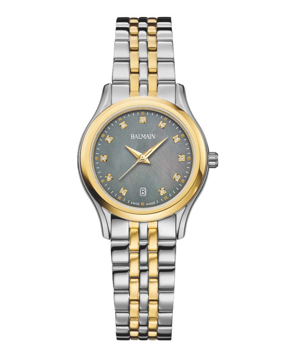 Balmain Women's Swiss Quartz Beleganza Analog Date Two-Tone Stainless Steel Bracelet Watch 27mm - Two-Tone