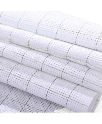 14 Count Pure Cotton Embroidery Fabric Removable Grid Lines Versatile Hand Cross Stitch Fabric