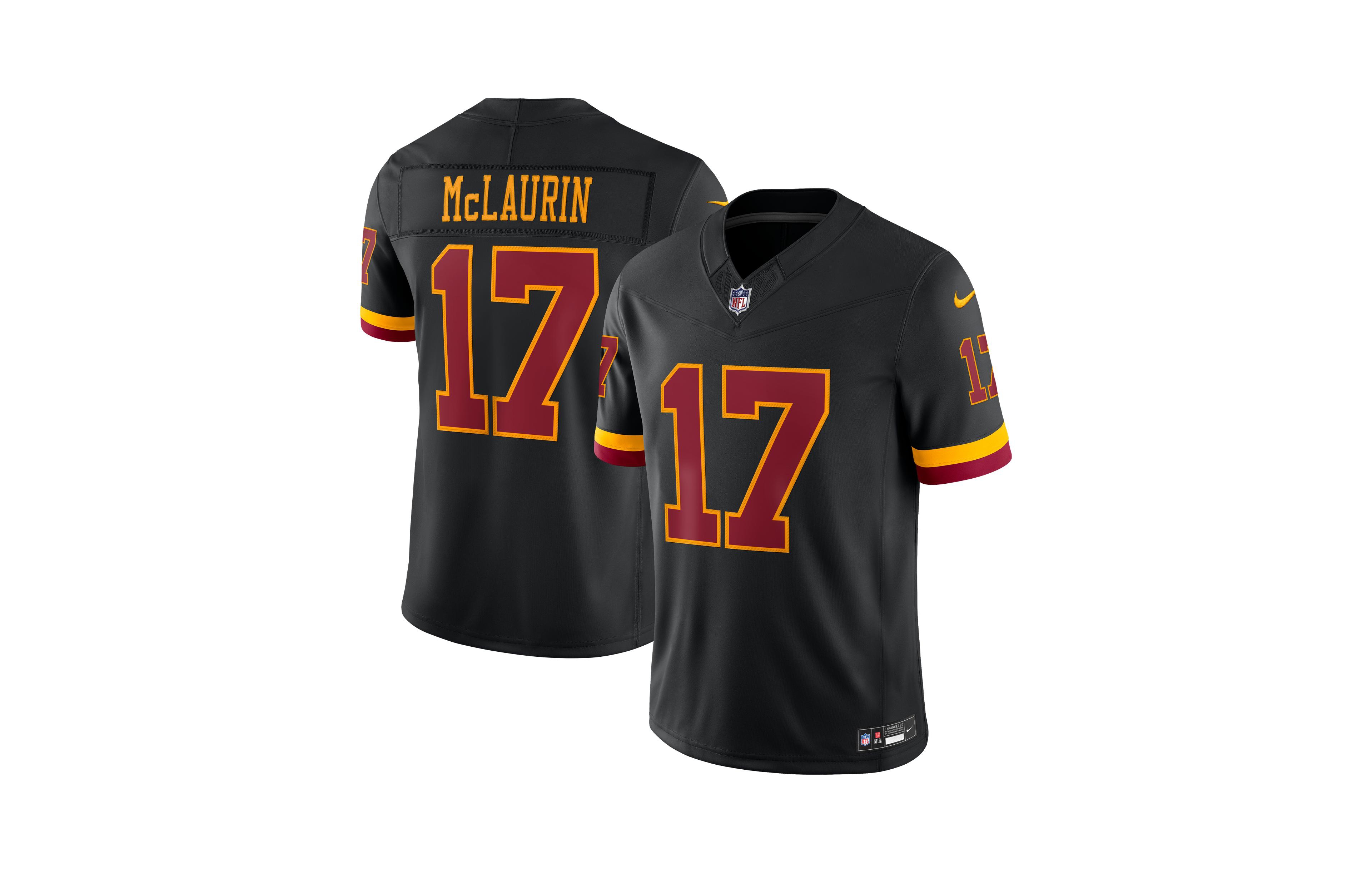 Nike Men's Terry McLaurin Black Washington Commanders Alternate Vapor F.u.s.e. Stitched Limited Jersey