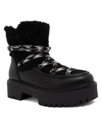 Women's Jonas Lug Sole Block Heel Ankle Booties