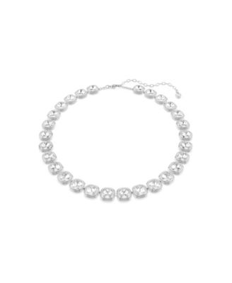 Rhodium-Plated Crystal Una Angelic Necklace