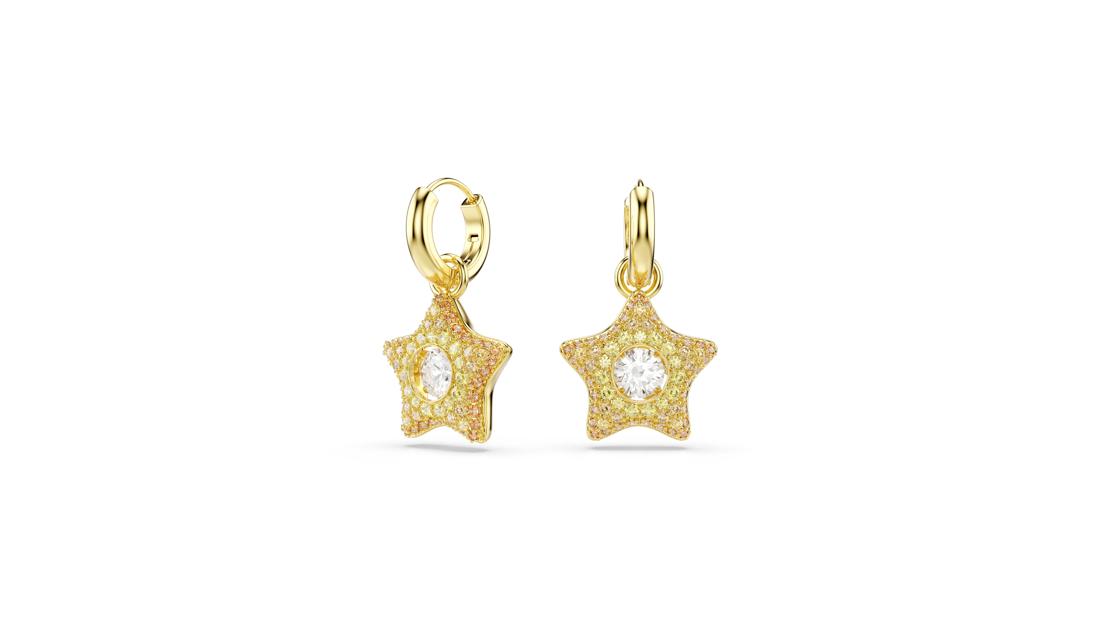Swarovski Crystal Star Drop Earrings