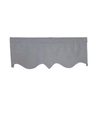 100% Cotton Quilted Matelasse Regal Lined Window Valance 50" x 17"