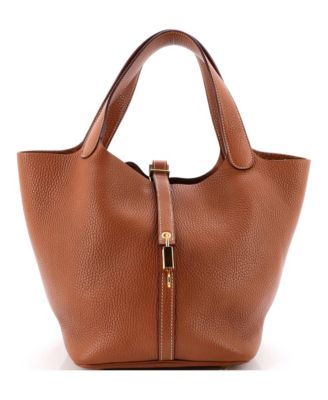 Pre-Owned HERMES MM Picotin Lock Bag Clemence