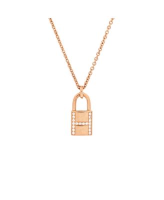 Pre-Owned HERMES Amulettes Cadenas Pendant Necklace