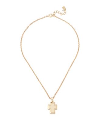 Archival Cross Short Pendant Necklace