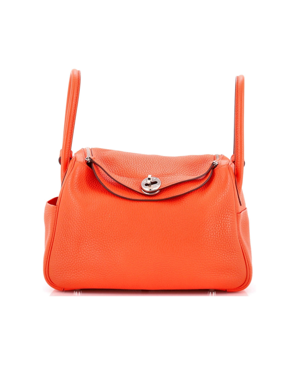 Pre-Owned Hermes 26 Lindy Bag Clemence - Orange