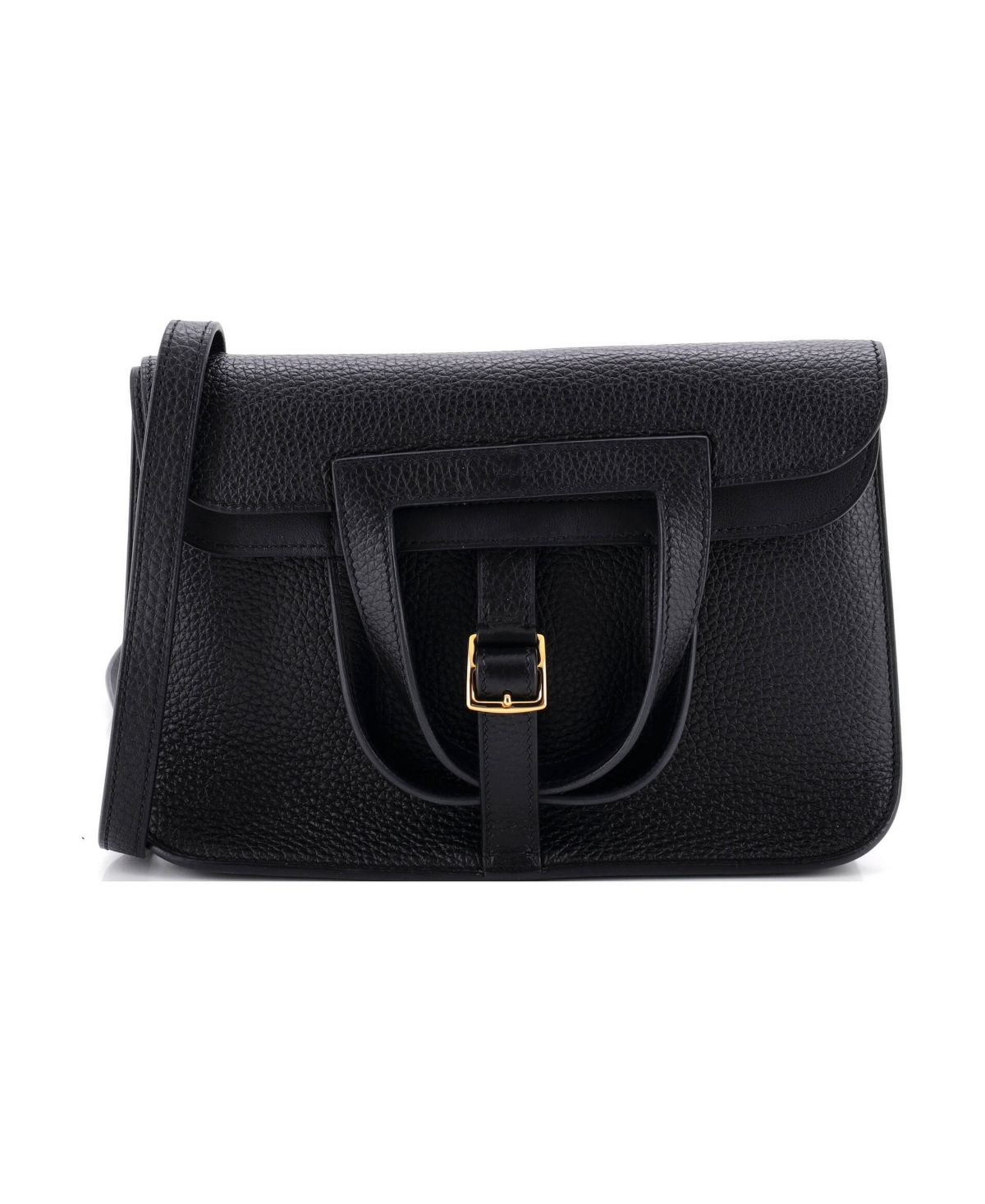 Pre-Owned Hermes 25 Halzan Bag Clemence