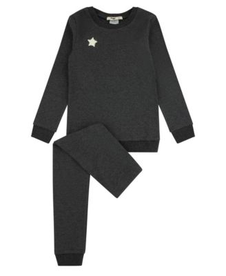 Boys' 4-20 Bonne Nuit Long-Sleeve Star-Print 2-Piece Pajama Set