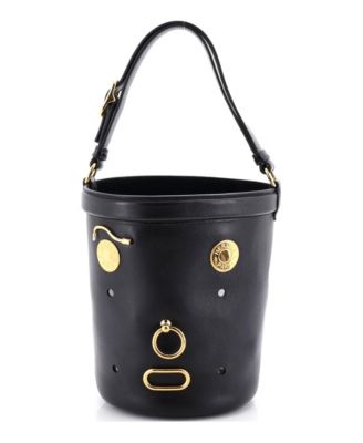 Pre-Owned HERMES Sac De Mangeoire Play Bucket Bag Tadelakt
