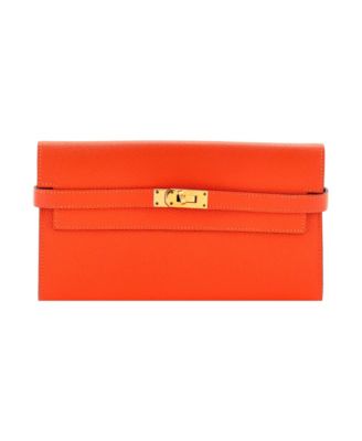 Pre-Owned Herm&eacute;s Women's Kelly Long Leather Wallet