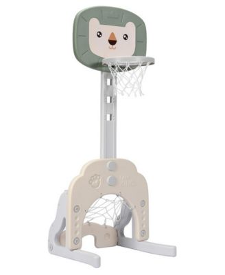 3-in-1 Adjustable Kids Basketball Hoop Sports Set, for Backyard and Outdoor Active Play ages 2 to 7 years