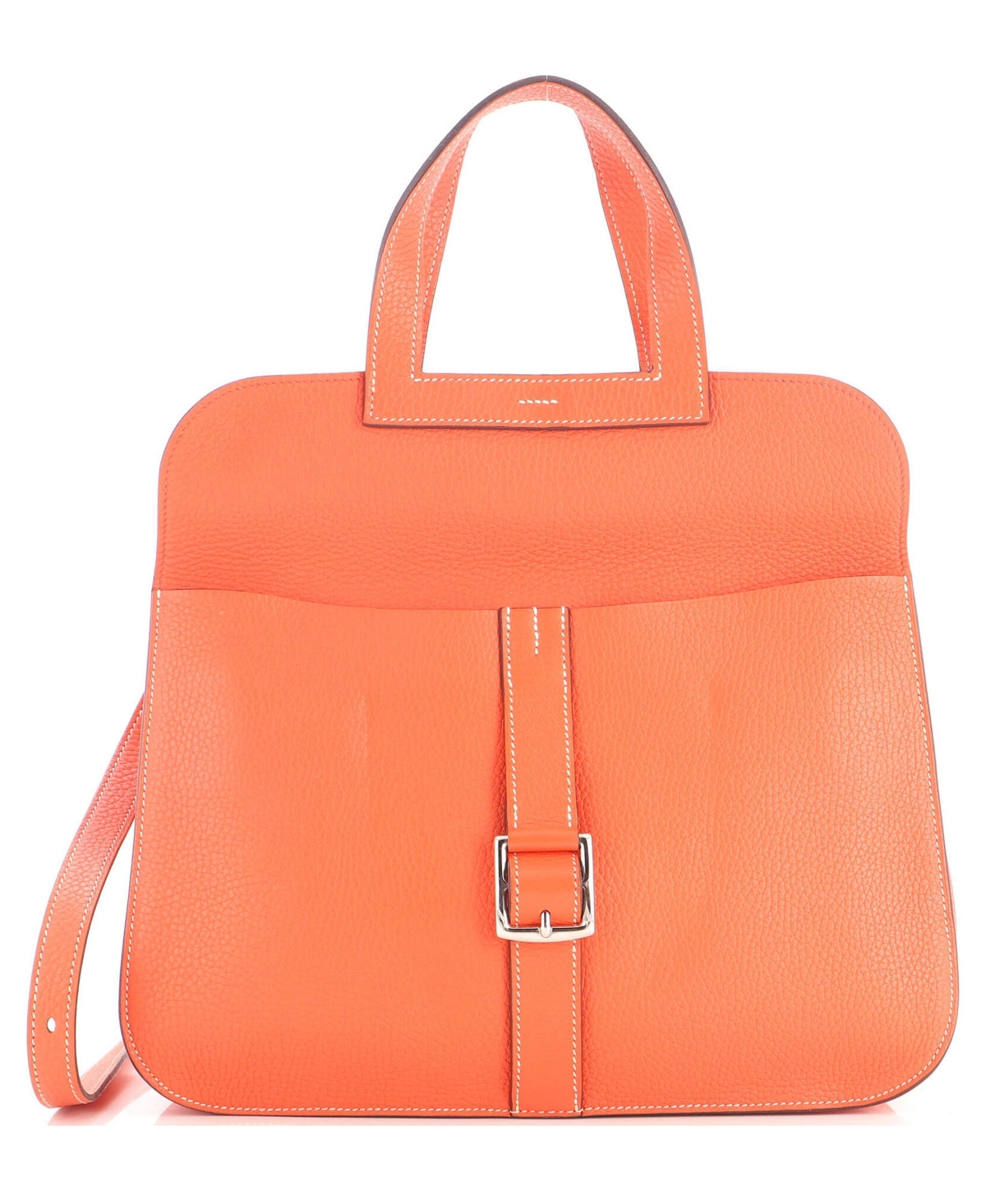 Pre-Owned Hermes 31 Halzan Bag Clemence - Orange