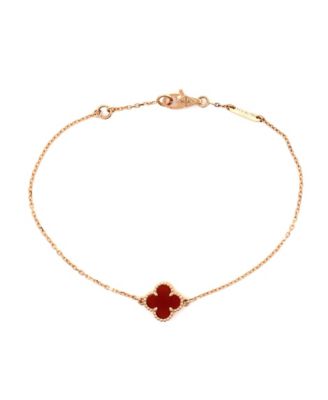 Sweet Alhambra Specialty Stones Bracelet in 18K Rose Gold